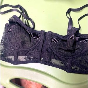 Shein Black Bralette Size Small - Brand New